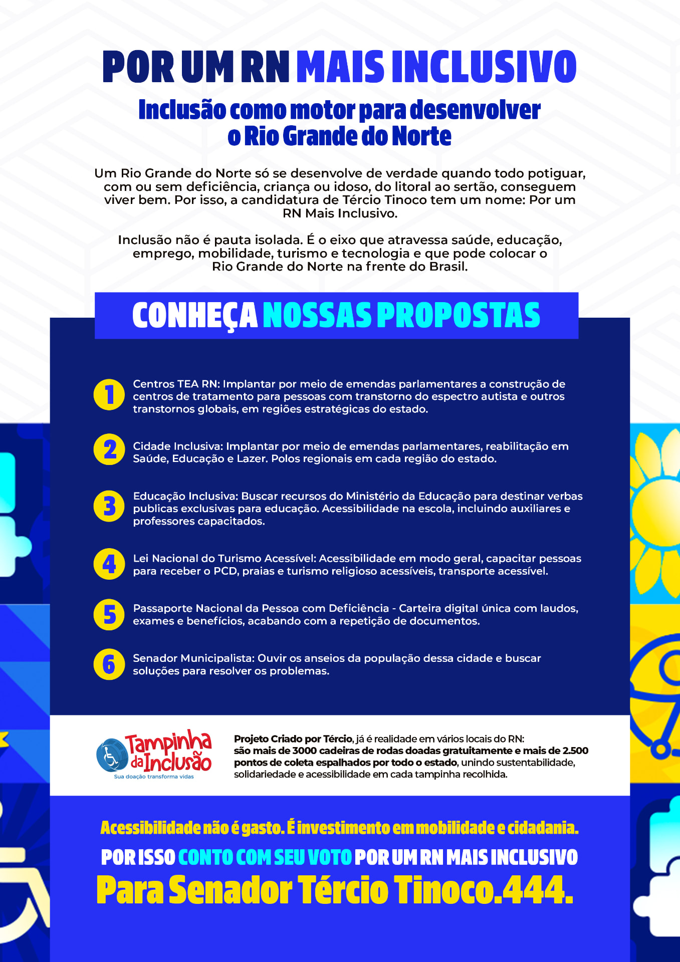 Propostas de Tércio Tinôco para um Rio Grande do Norte mais inclusivo